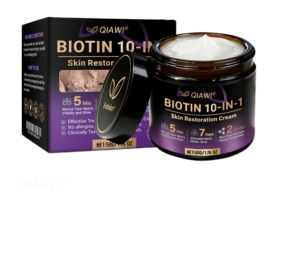 Made and Shipped from USA🍁QIAWI® Biotin 10-in-1 Skin Restoration Cream - Last Day Promotion: 75% OFF