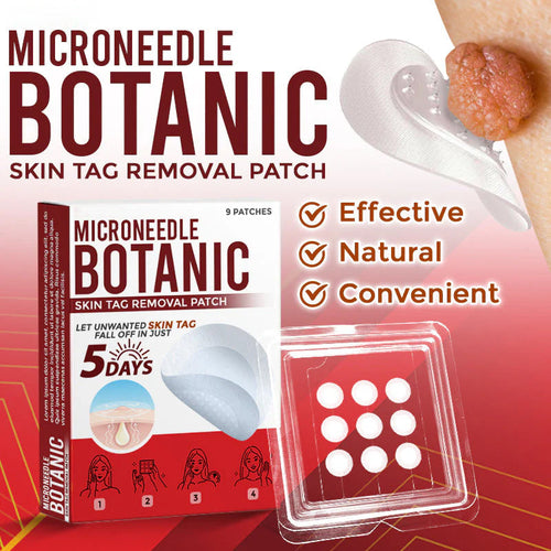 Microneedle Botanical Skin Tag Removal Patch 🇺🇸Made in the USA (FDA Certified)