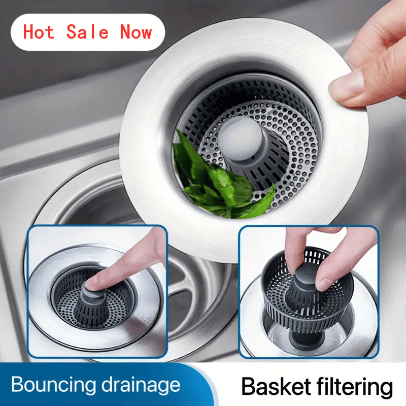 🏆Buy More Save More🔥Upgraded 3 in 1 Kitchen Sink Drain Straine