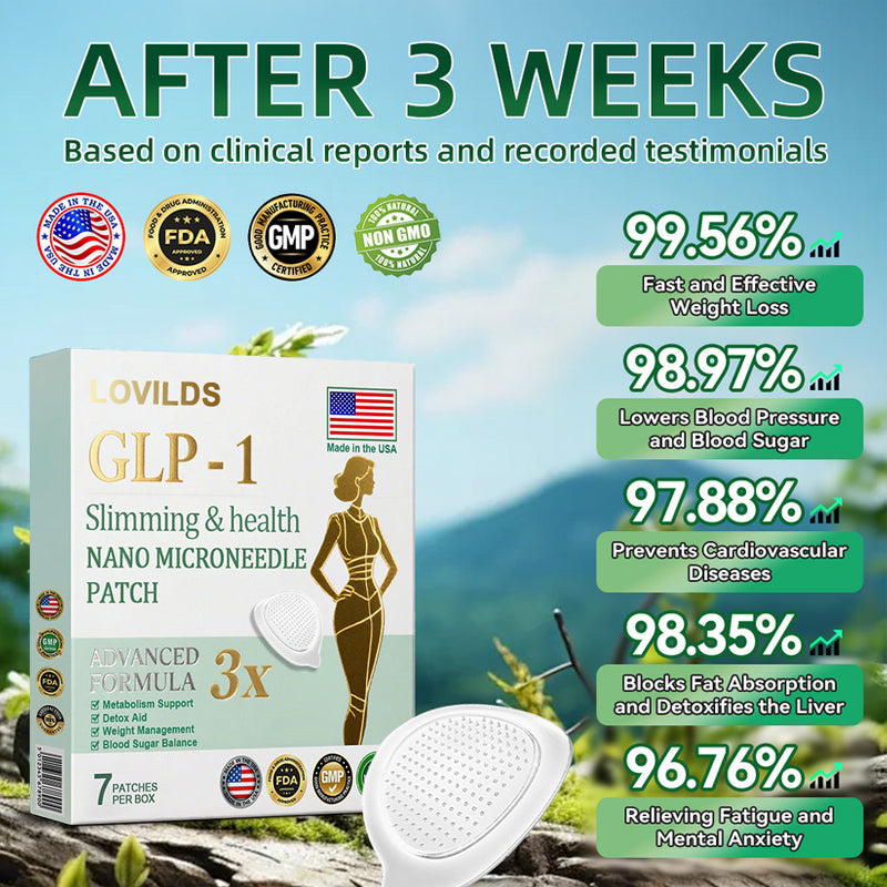 【Last Day Promotion 80% OFF🔥】LOVILDS™ NIDDK-Tirzepatide Slimming & health NANO MICRONEEDLE PATCH🇺🇸👨⚕️(Zero Pain, 24/7 Release | Lose 20lbs FAST | 90% Sugar Drop | )🔥🎁