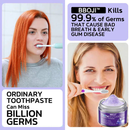 🎁Flash Sale - Don’t Miss Out - BBOJI™ TeethRestoration Mineral Powder🦷(TGA recommended)👩‍⚕️(Treats periodontitis and mouth ulcers, prevents tooth loss, and repairs gum recession)