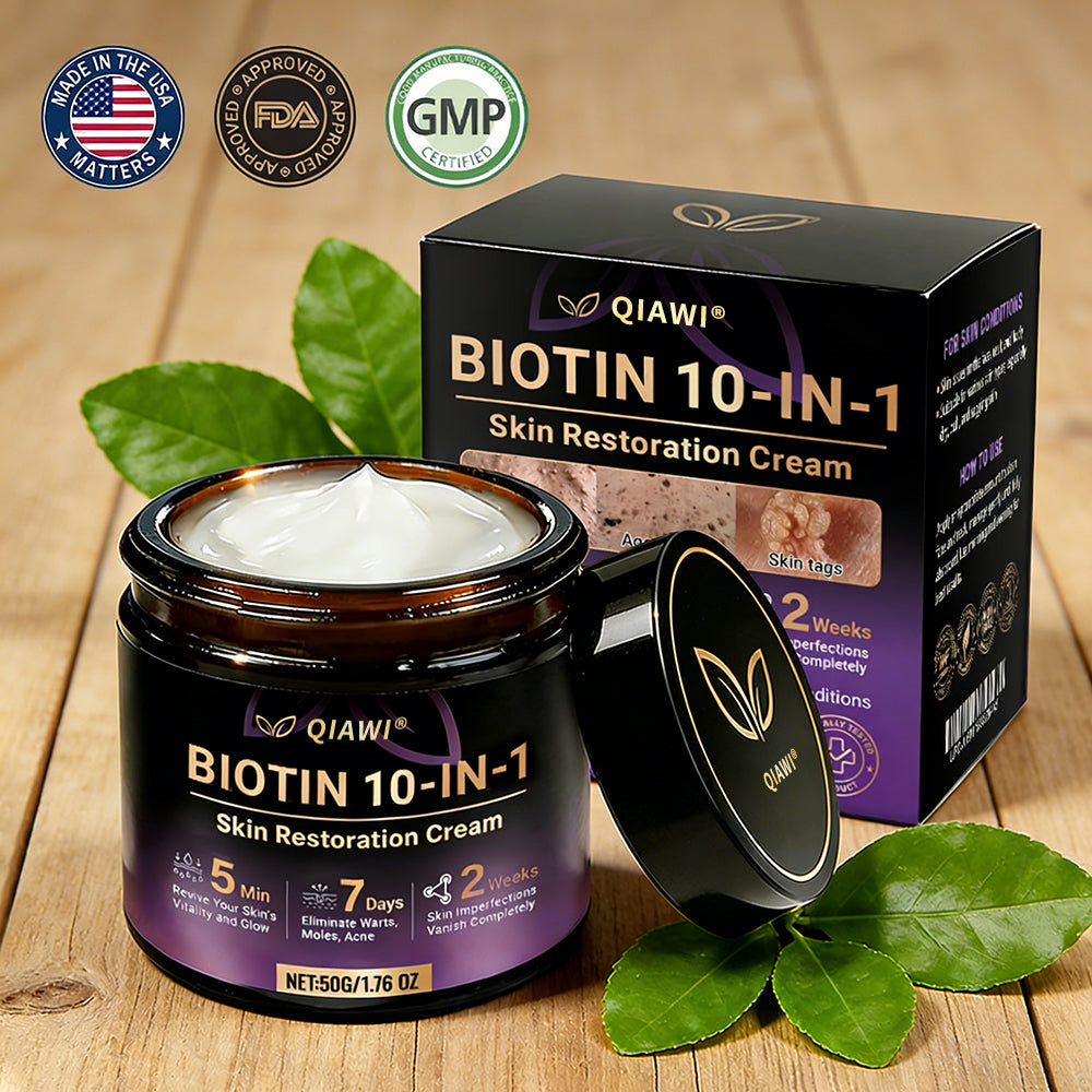 Made and Shipped from USA🍁QIAWI® Biotin 10-in-1 Skin Restoration Cream - Last Day Promotion: 75% OFF
