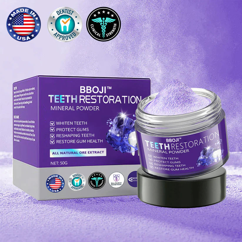 🎁Flash Sale - Don’t Miss Out - BBOJI™ TeethRestoration Mineral Powder🦷(TGA recommended)👩‍⚕️(Treats periodontitis and mouth ulcers, prevents tooth loss, and repairs gum recession)