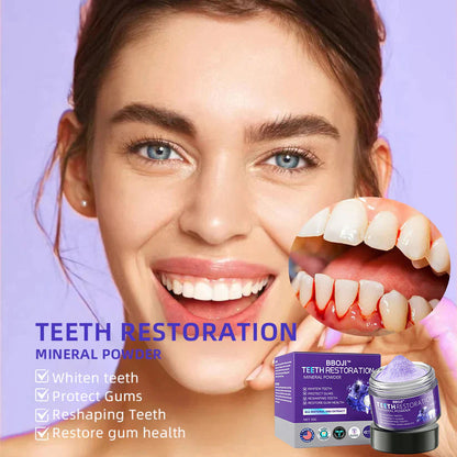 🎁Flash Sale - Don’t Miss Out - BBOJI™ TeethRestoration Mineral Powder🦷(TGA recommended)👩‍⚕️(Treats periodontitis and mouth ulcers, prevents tooth loss, and repairs gum recession)