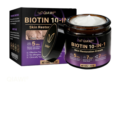 Made and Shipped from USA🍁QIAWI® Biotin 10-in-1 Skin Restoration Cream - Last Day Promotion: 75% OFF