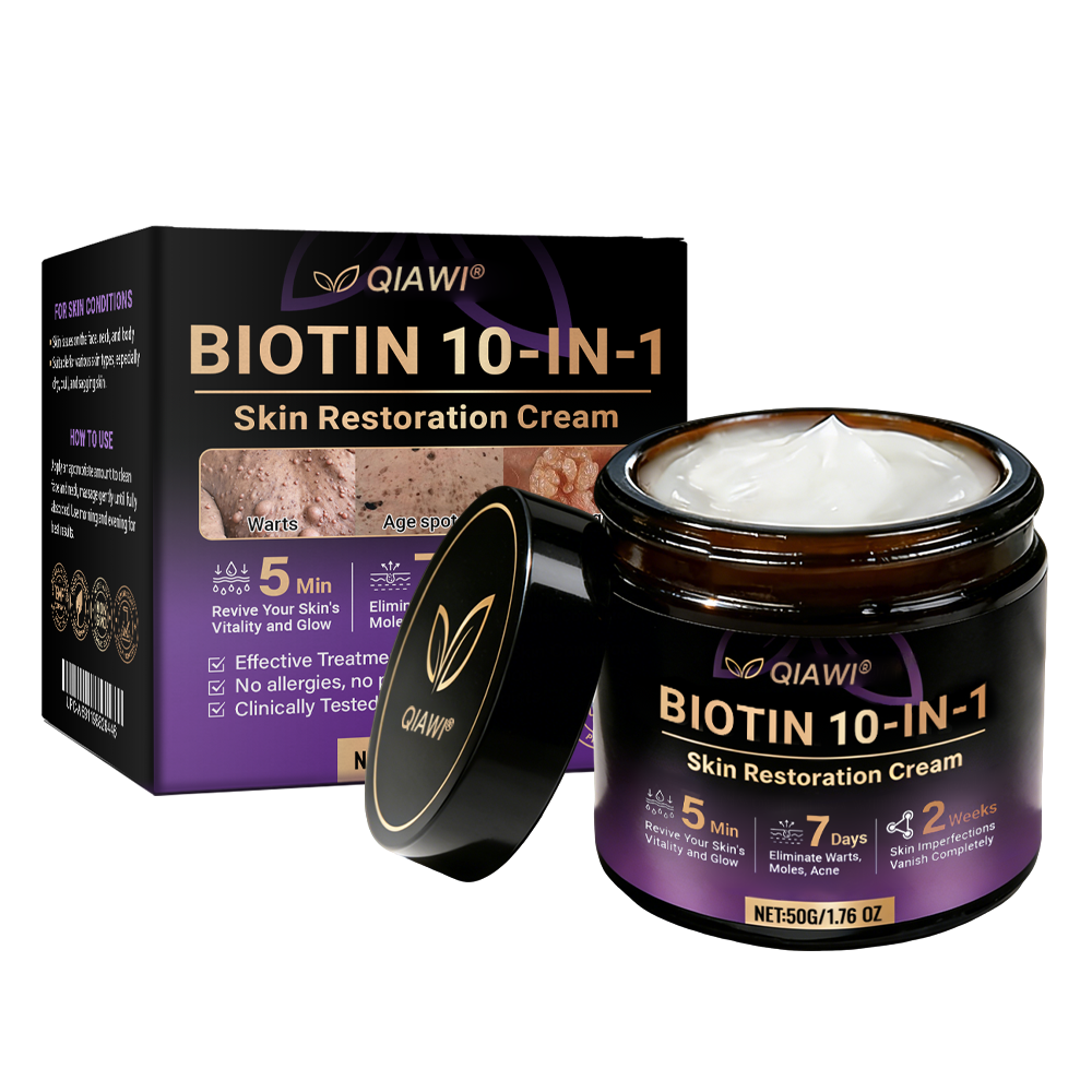 Made and Shipped from USA🍁QIAWI® Biotin 10-in-1 Skin Restoration Cream - Last Day Promotion: 75% OFF