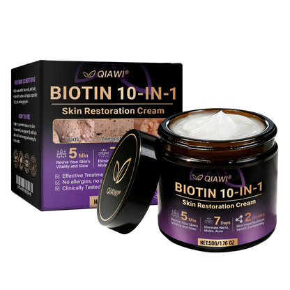 Made and Shipped from USA🍁QIAWI® Biotin 10-in-1 Skin Restoration Cream - Last Day Promotion: 75% OFF