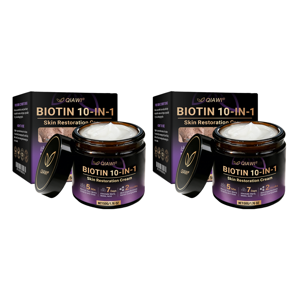 Made and Shipped from USA🍁QIAWI® Biotin 10-in-1 Skin Restoration Cream - Last Day Promotion: 75% OFF