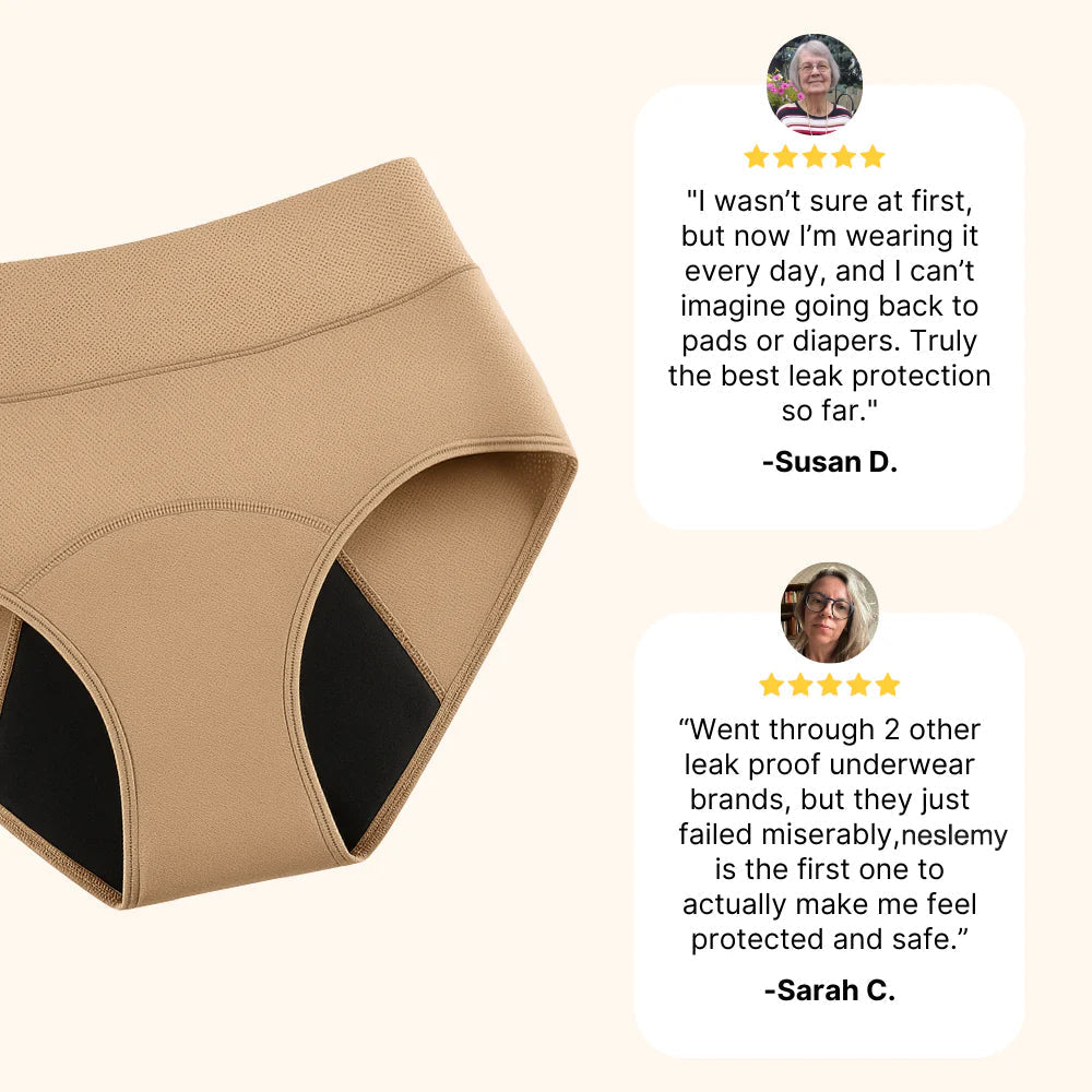 ⏰ Final 3 Hours! 60% OFF 🎀 | NESLEMY™  100% Leak-Proof Underwear🩲