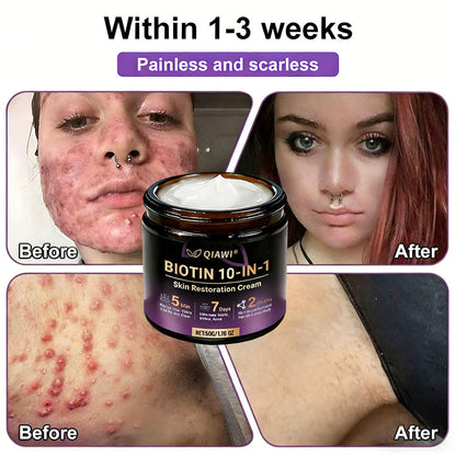 Made and Shipped from USA🍁QIAWI® Biotin 10-in-1 Skin Restoration Cream - Last Day Promotion: 75% OFF