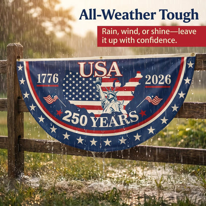 The 1776-2026 Legacy Banner: 100% Veteran-Handcrafted 250th Anniversary Heritage Flag